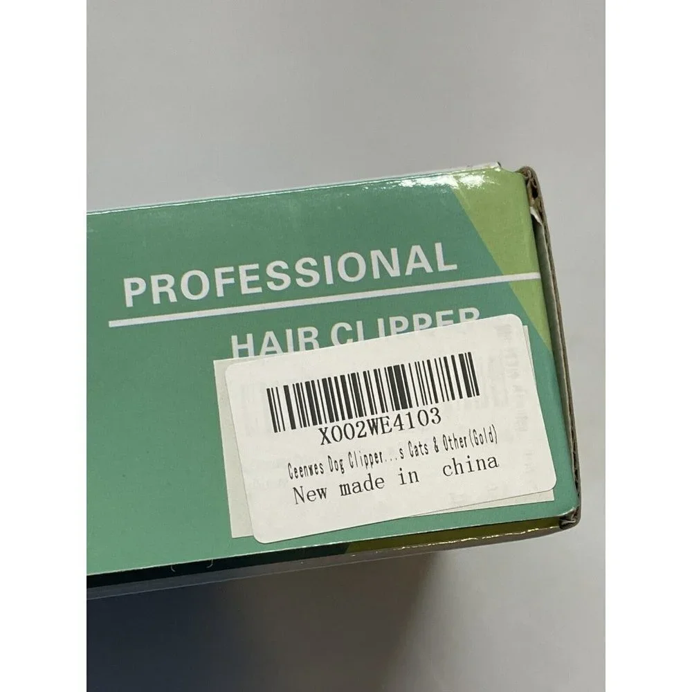 Ceenwes Professional Rechargeable Pet Hair & Nail Clipper Set In Box